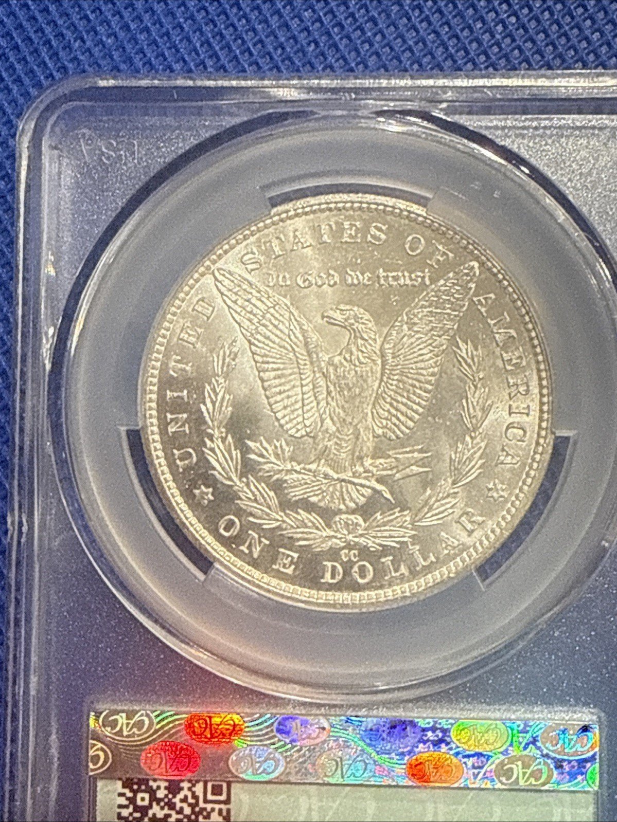 1883 CC Morgan Silver Dollar $1 CAC Grading MS63 - toyscardscomics