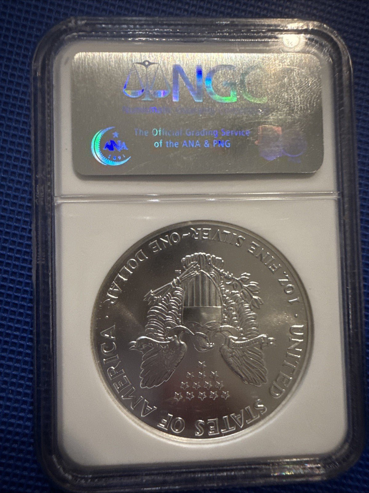 1987 American Silver $1 Eagle Coin NGC MS 69 - toyscardscomics