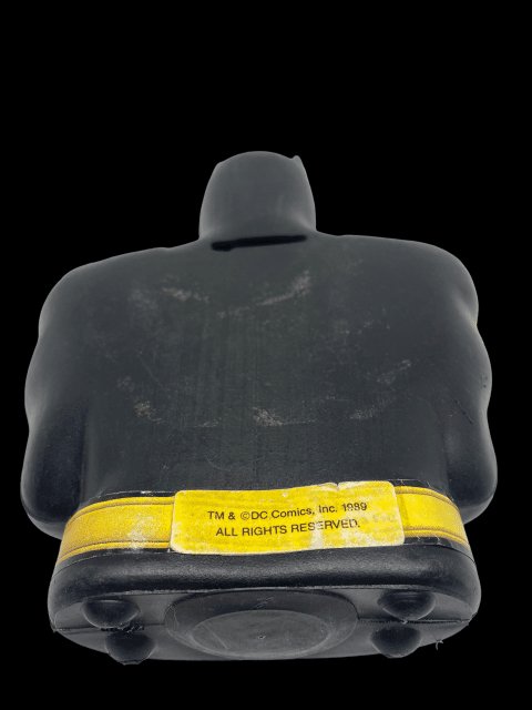 1989 - DC Comics "Batman" Piggy Bank - Used - toyscardscomics