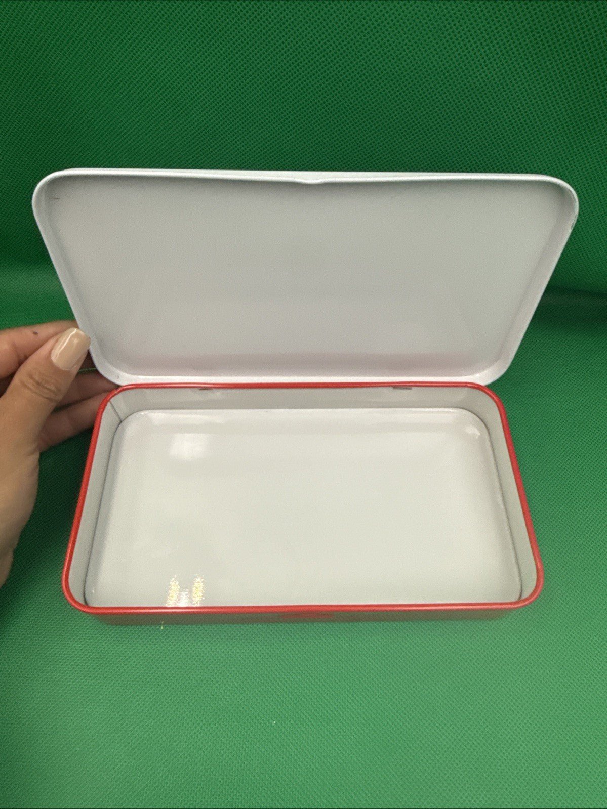 1989 Teenage Mutant Ninja Turtle Metal Pencil / Card Box - toyscardscomics