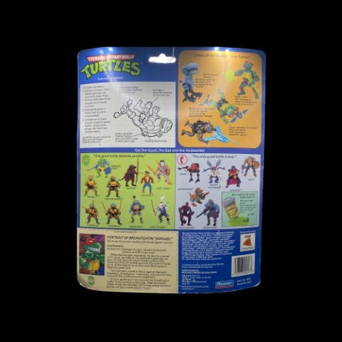 1989 TMNT Teenage Mutant Ninja Turtles Wacky Action Raphael Figure - toyscardscomics