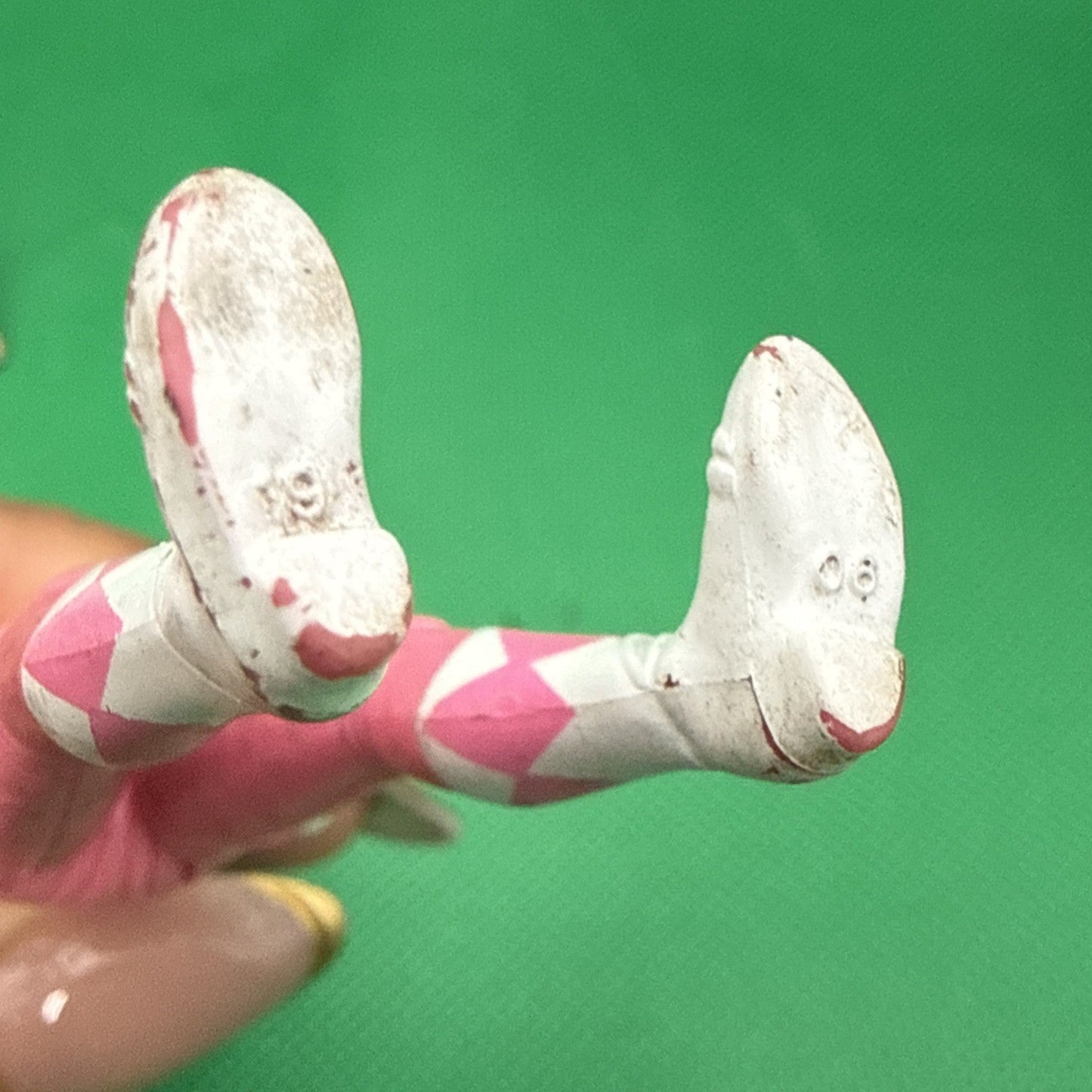 1995 TCFFC Saban's Power Rangers Action Figure Pink Ranger 4” - toyscardscomics