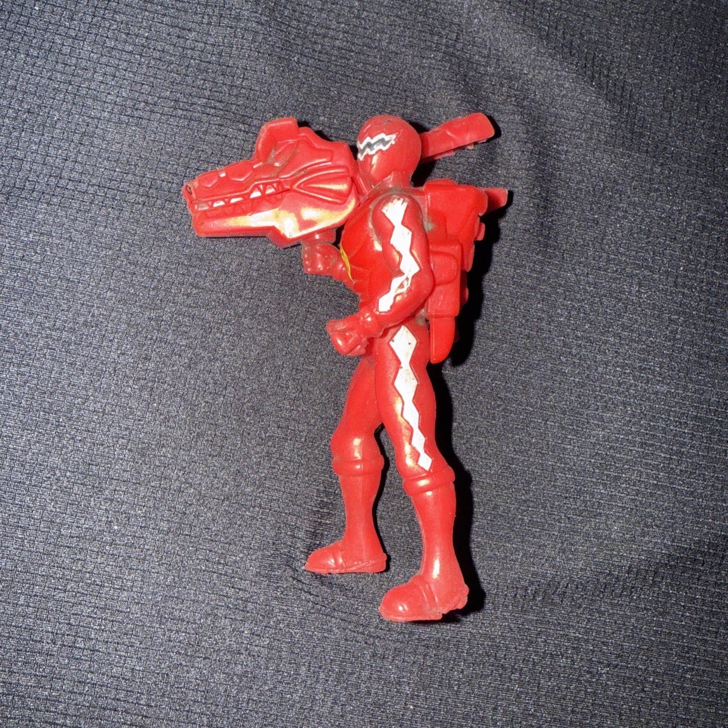 2005 McDonald's Happy Meal Toy - Power Rangers Dino Thunder: Red Ranger Figure - toyscardscomics