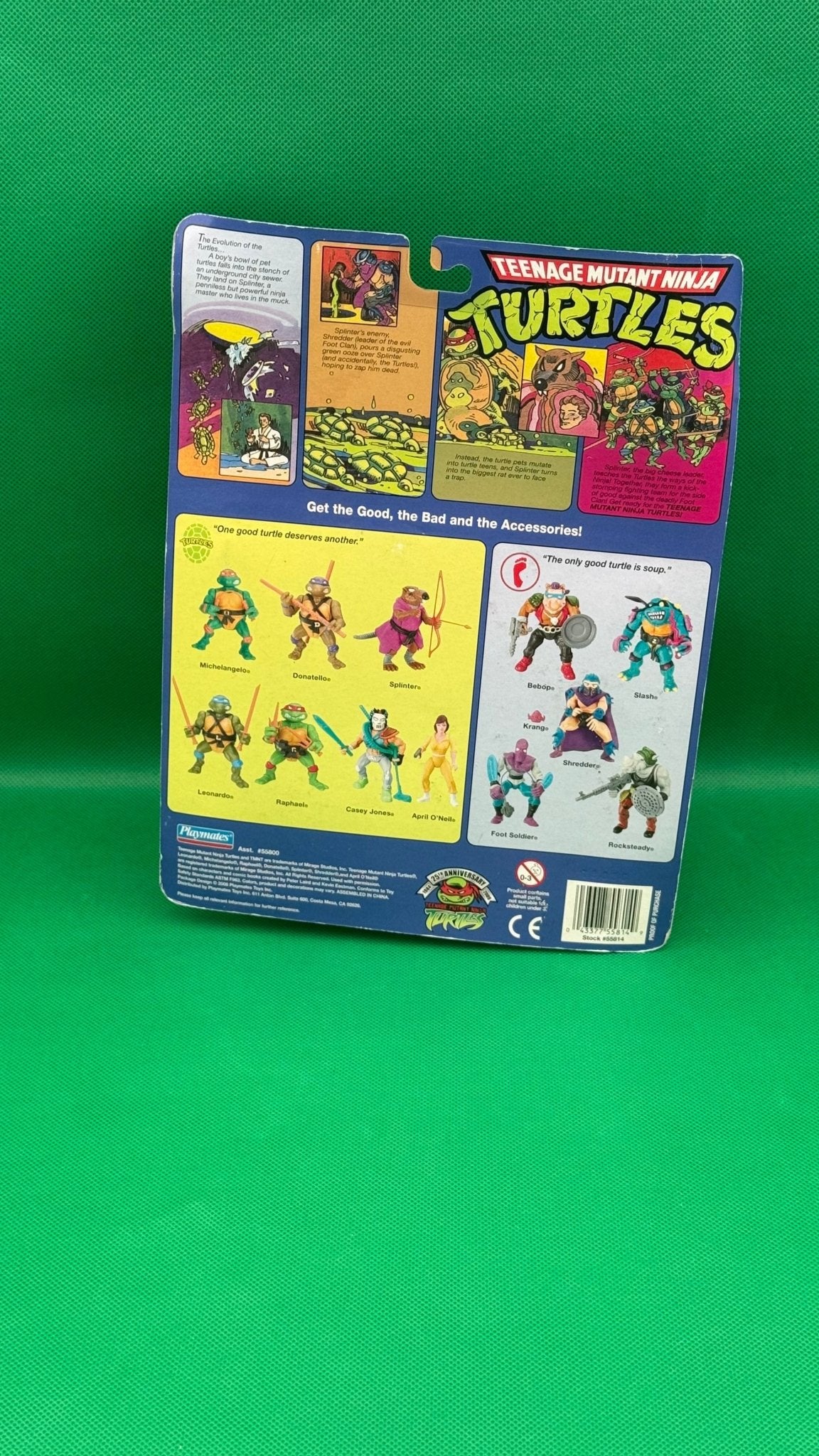 2008 Teenage Mutant Ninja Turtles 25th Anniversary Michelangelo - toyscardscomics