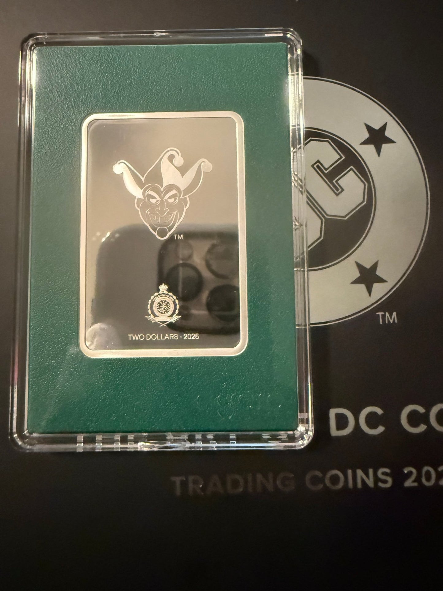2025 Agoro The Art of DC Comics Trading Coins 1 oz Silver Proof Coin Joker 147 - toyscardscomics