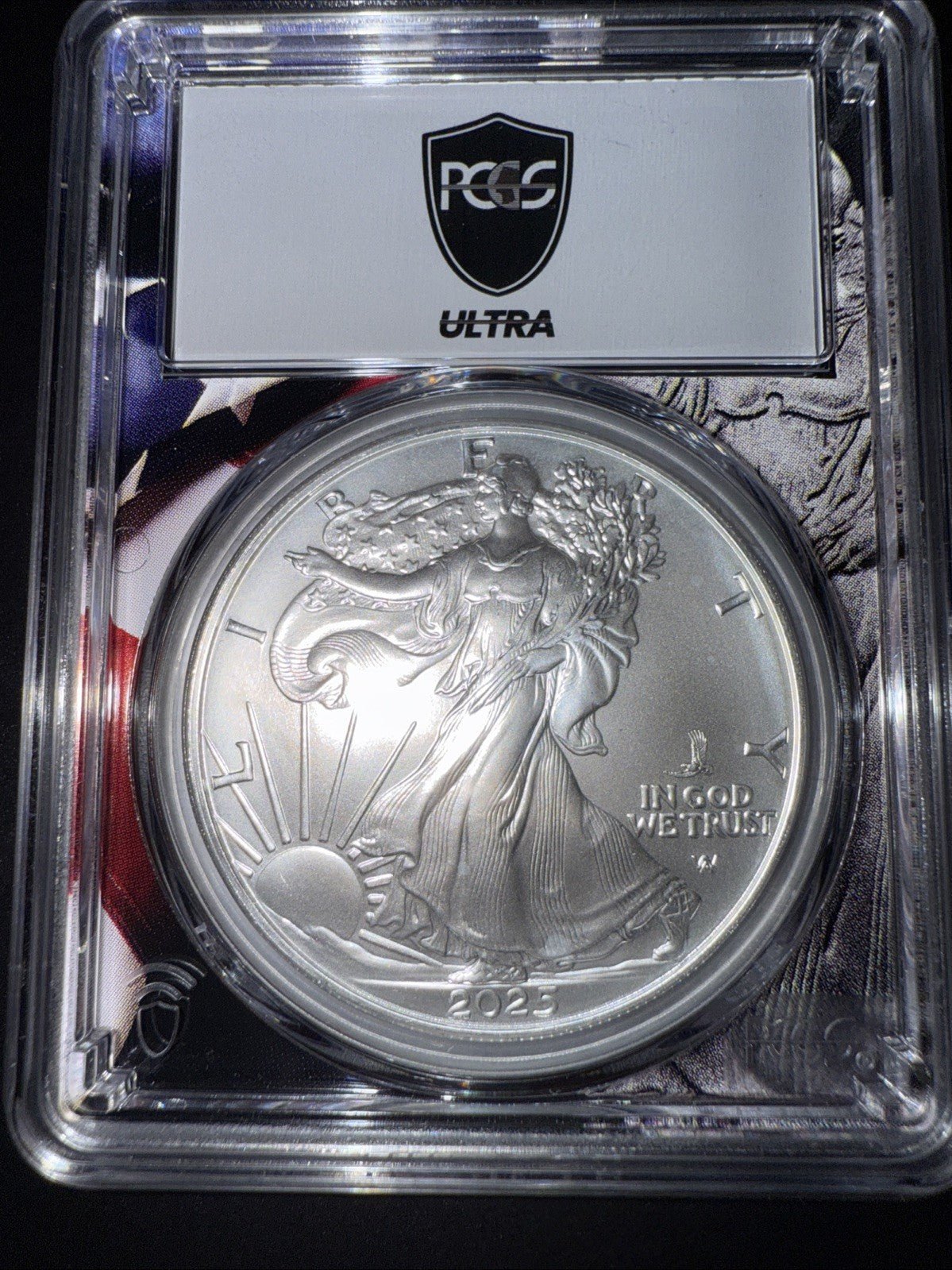 2025 - (P) ASE Eagle Privy MS70 Flag Core. Struck in Philadelphia. - toyscardscomics