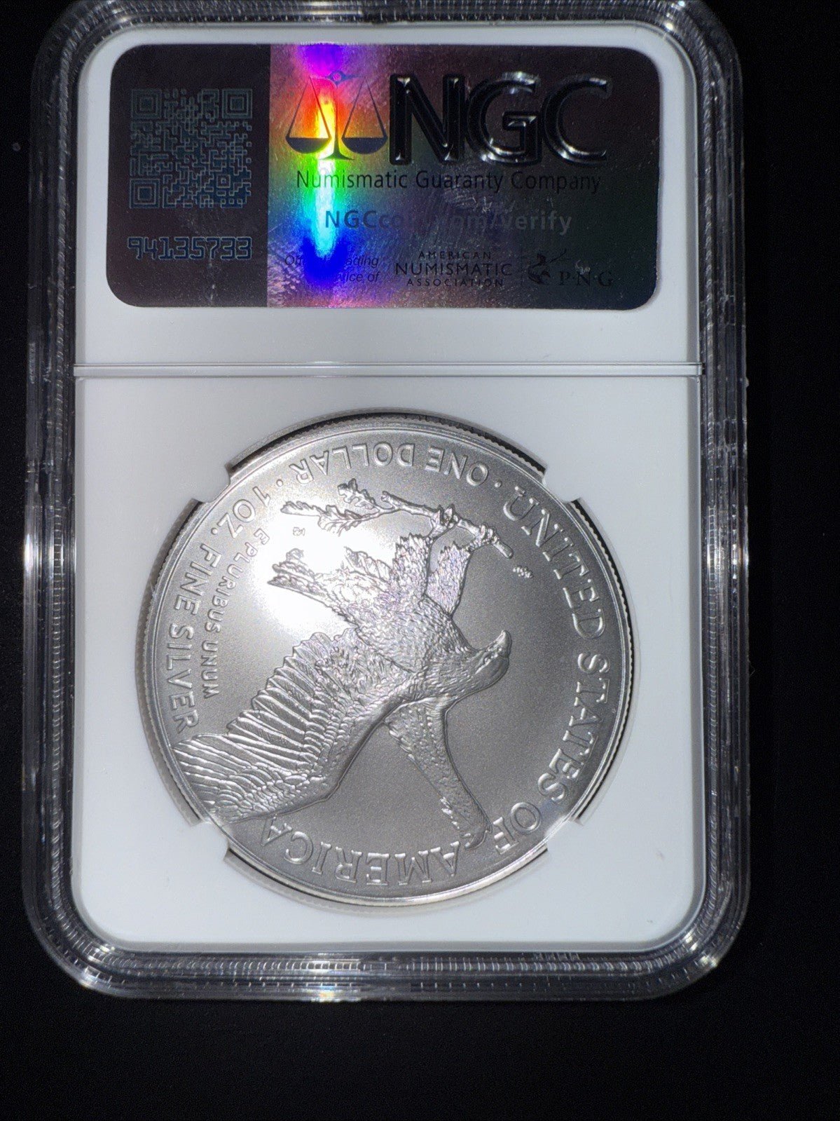 2025 Silver Eagle - NGC MS70 - Early Releases - toyscardscomics