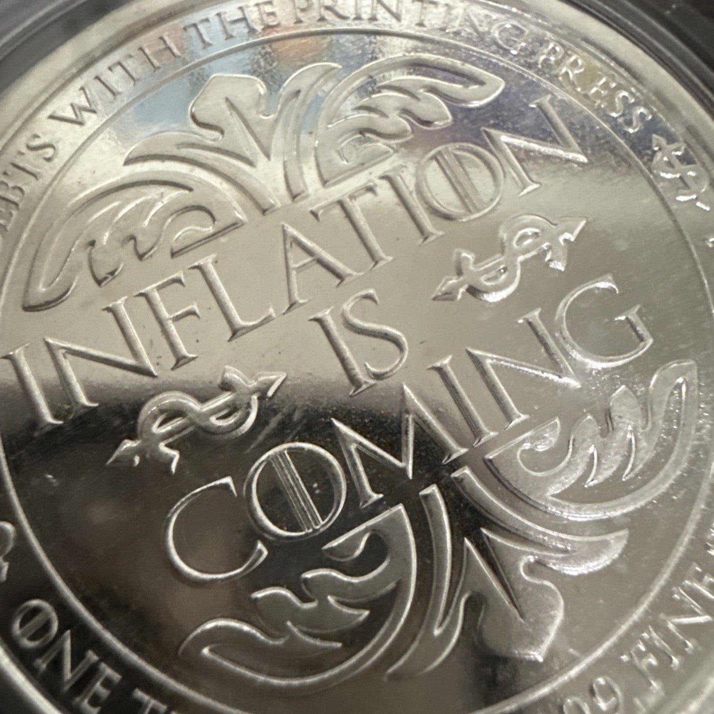 3 Headed Dragon: Biden, Pelosi, Fauci, One Troy Ounce .999 Fine Silver Round - toyscardscomics