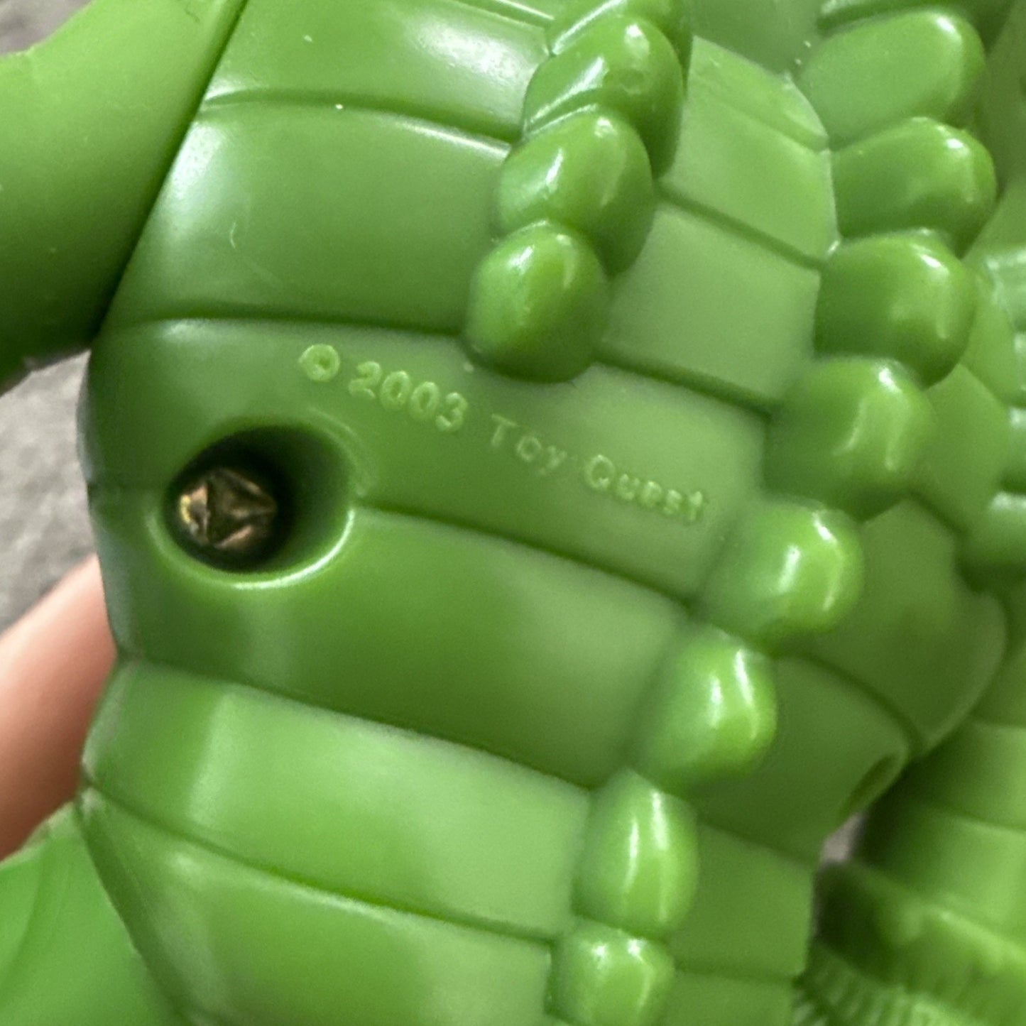 2003 Toy Quest Scream Stretchers McDonalds Green Monster Action Figure 5"