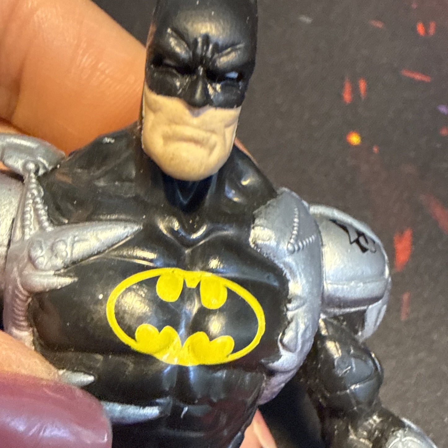 1996 DC Comics Total Justice Fractal Armor Batman 5" Action Figure