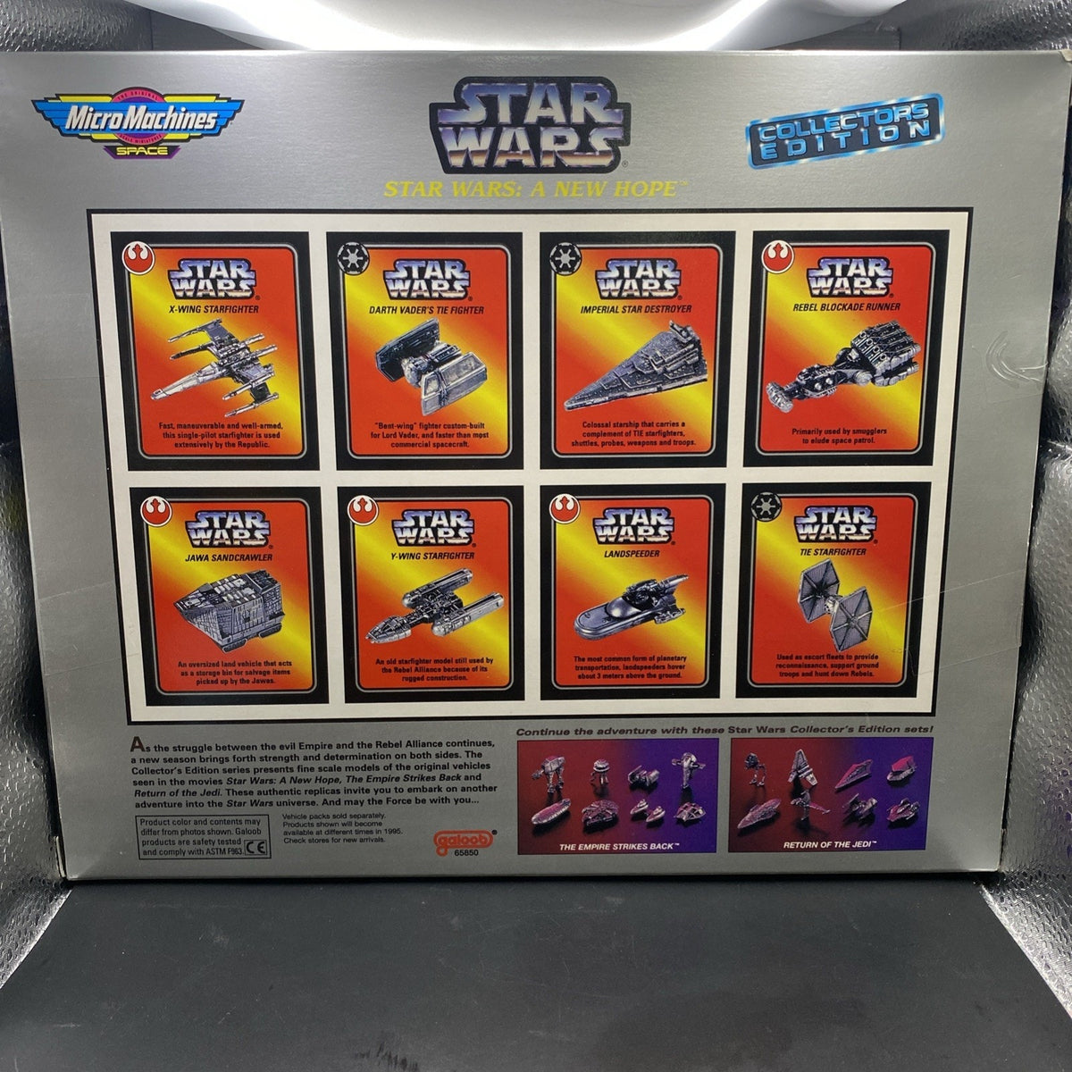 Micro Machines Space STAR WARS A NEW HOPE Collector's Edition Set #016569