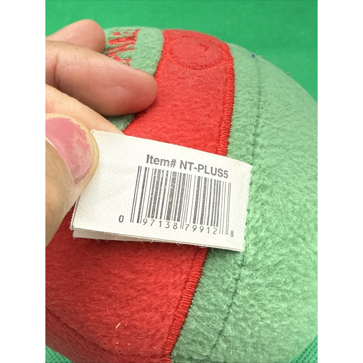 TEENAGE MUTANT NINJA TURTLES RAPHAEL HEAD BALL 5" Plush Stuffed Animal Toy