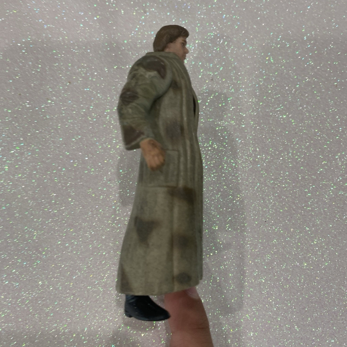 Kenner Star Wars Power of the Force 2 Han Solo 1997 Action Figure Trench Coat