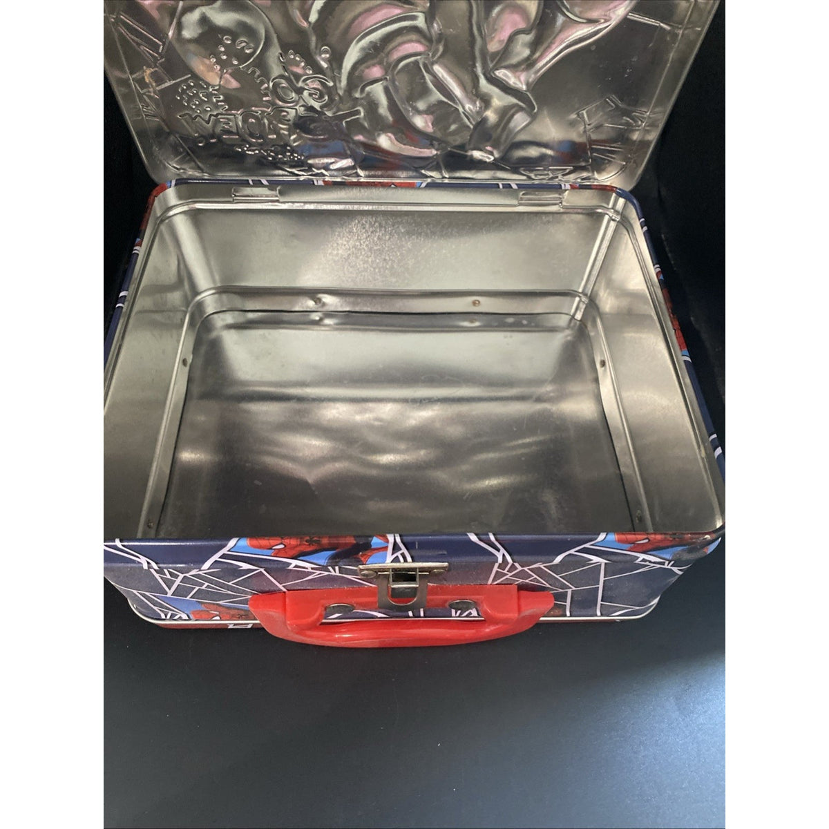 Spider-man ~3D Edition ~Marvel Comics ~Tin Lunch Box GUC
