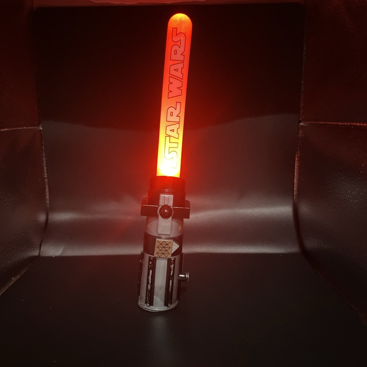 M&Ms Star Wars Mini Light Up Red Lightsaber Candy Dispenser Pre Owned