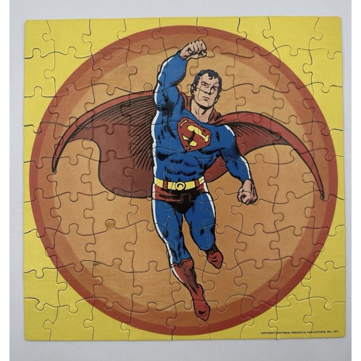 1973 Vintage Superman Jigsaw Puzzle Casse-tete DC Comics All 81 Pieces