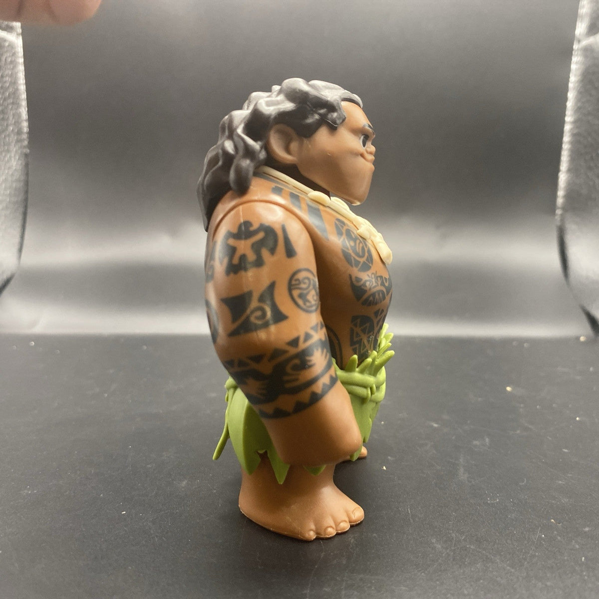 2016 Hasbro Disney 4” MAUI DEMIGOD Moana Movie figure cake topper HTF Hawaii