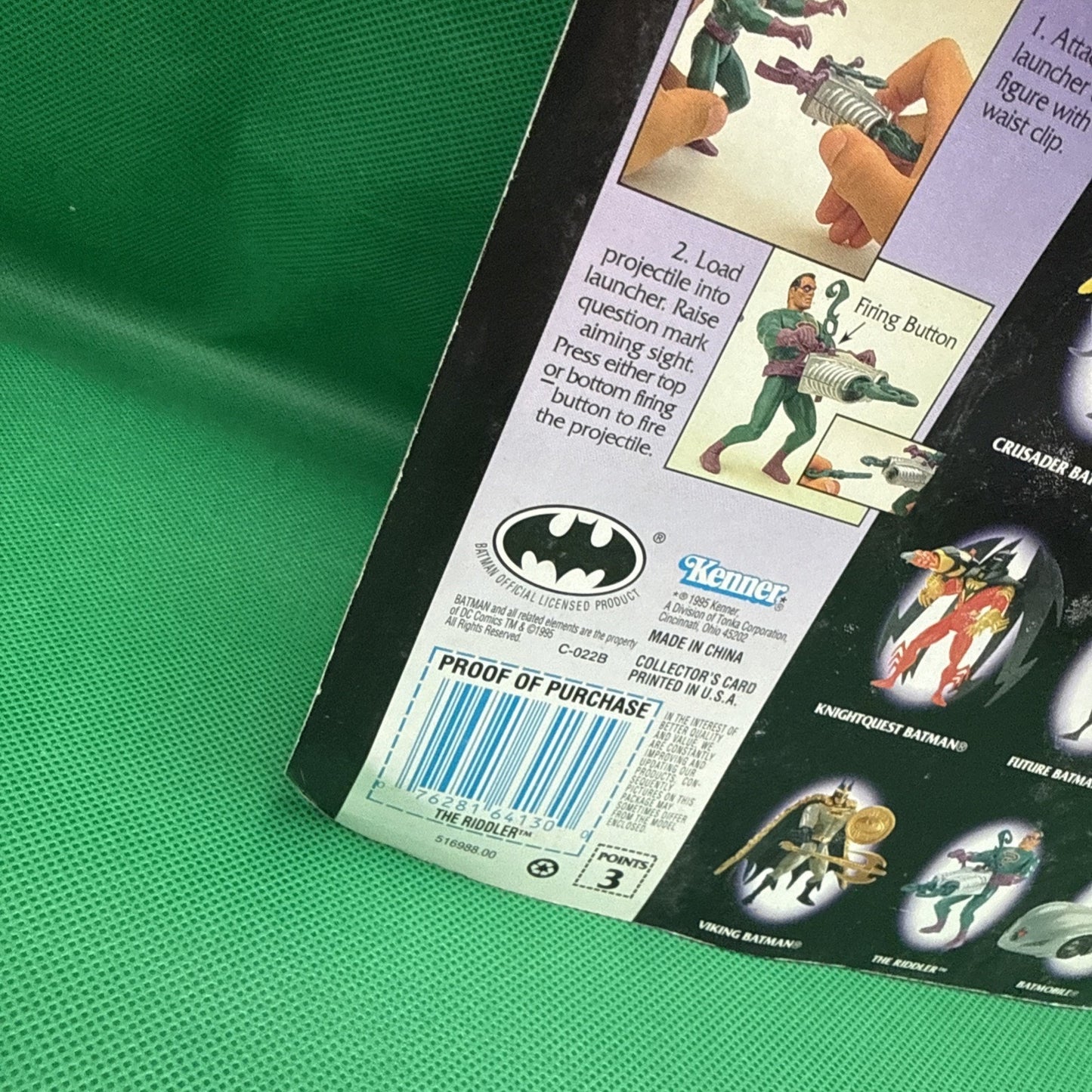 Legends of Batman THE RIDDLER 1995 Action Figure Kenner New Sealed