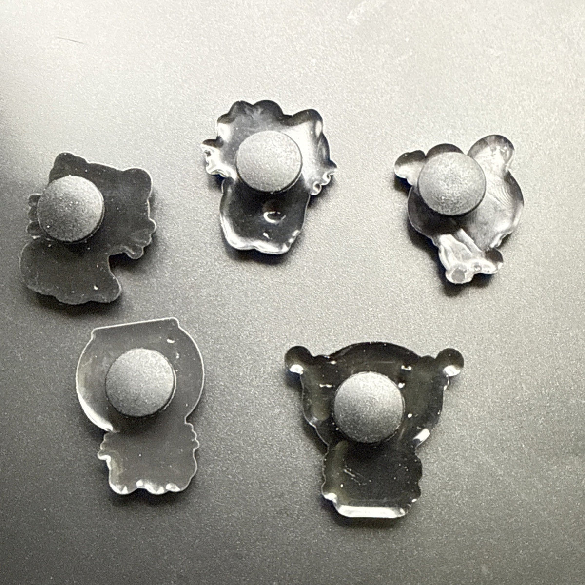 Lot of 5 Shoe Decoration Charms Rubber & Plastic Hello Kitty