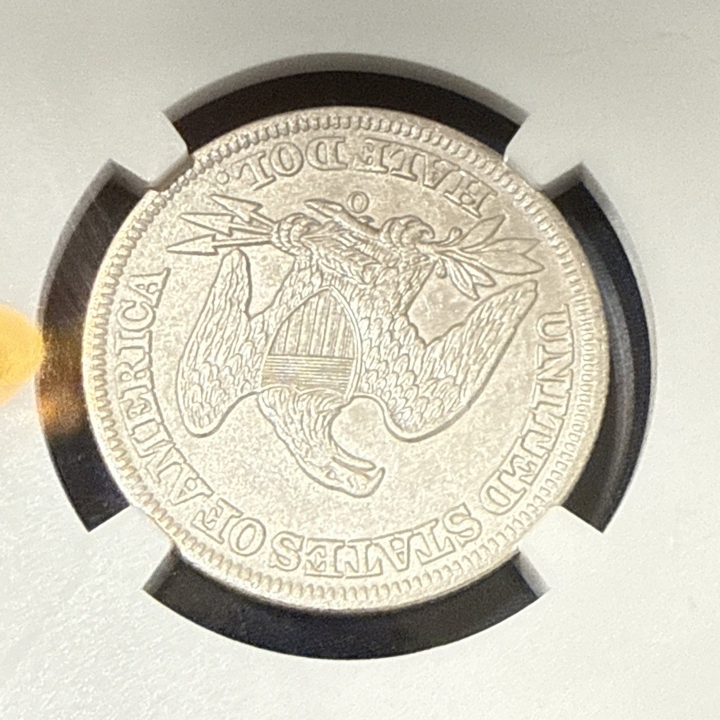 AU 1858 O 50c Seated Liberty Half Dollar NGC SS Republic Shipwreck Treasure Coin - toyscardscomics