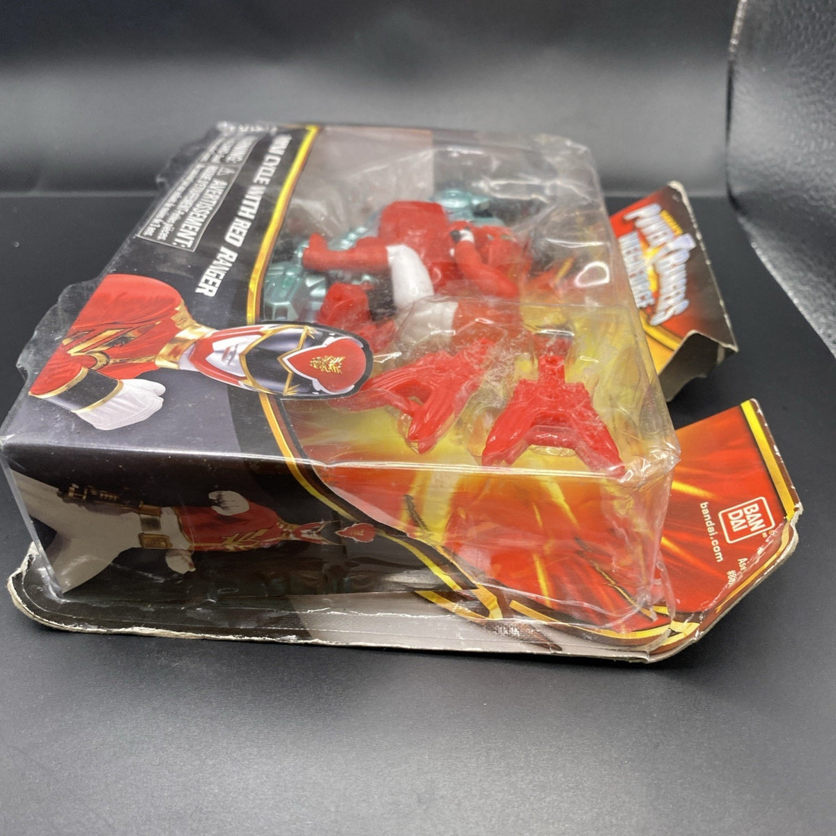 Bandai Power Rangers Samurai Red Ranger Mini Cycle Figure 2011 Sealed Toy