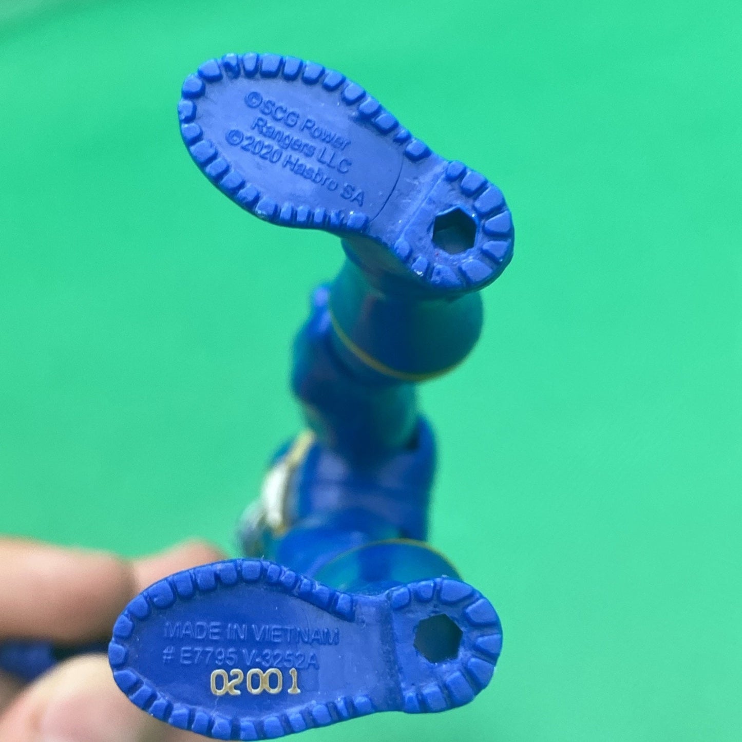 Hasbro Power Rangers Dino Thunder Blue Ranger 2020 6" Action Figure Loose