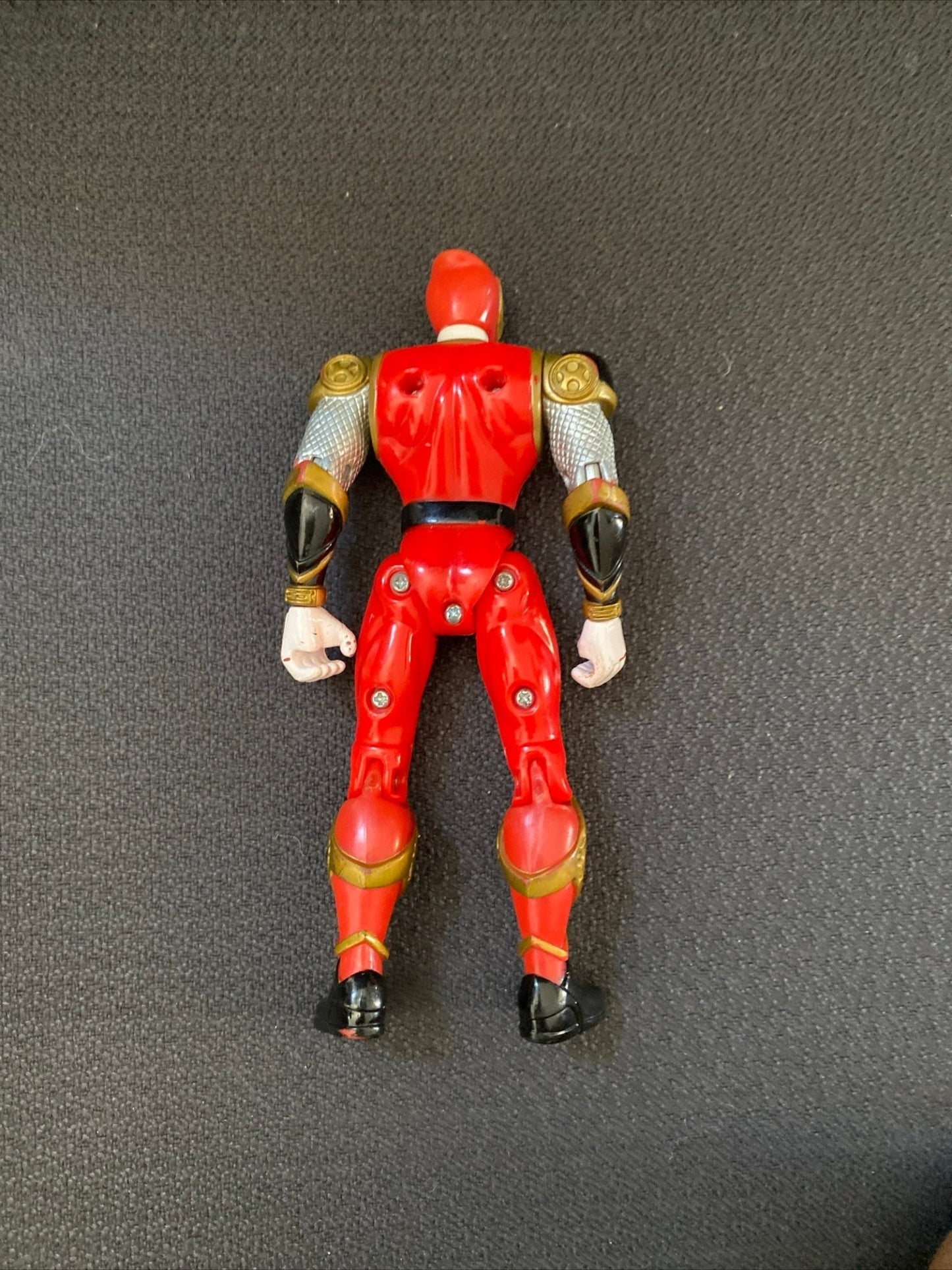 Bandai 2002 Power Rangers Ninja Storm Red Ranger 6" Action Figure - toyscardscomics