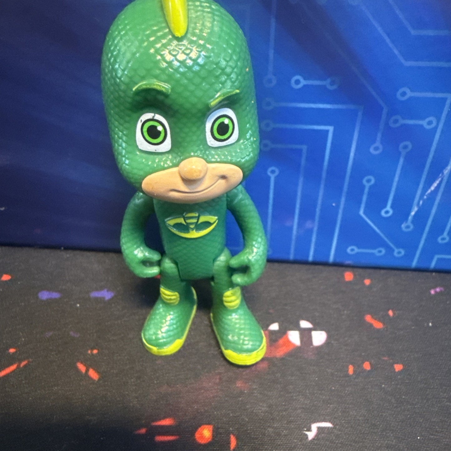 Just Play Disney's PJ Mask Heroes Light up Gekko 3" Loose Figure Works