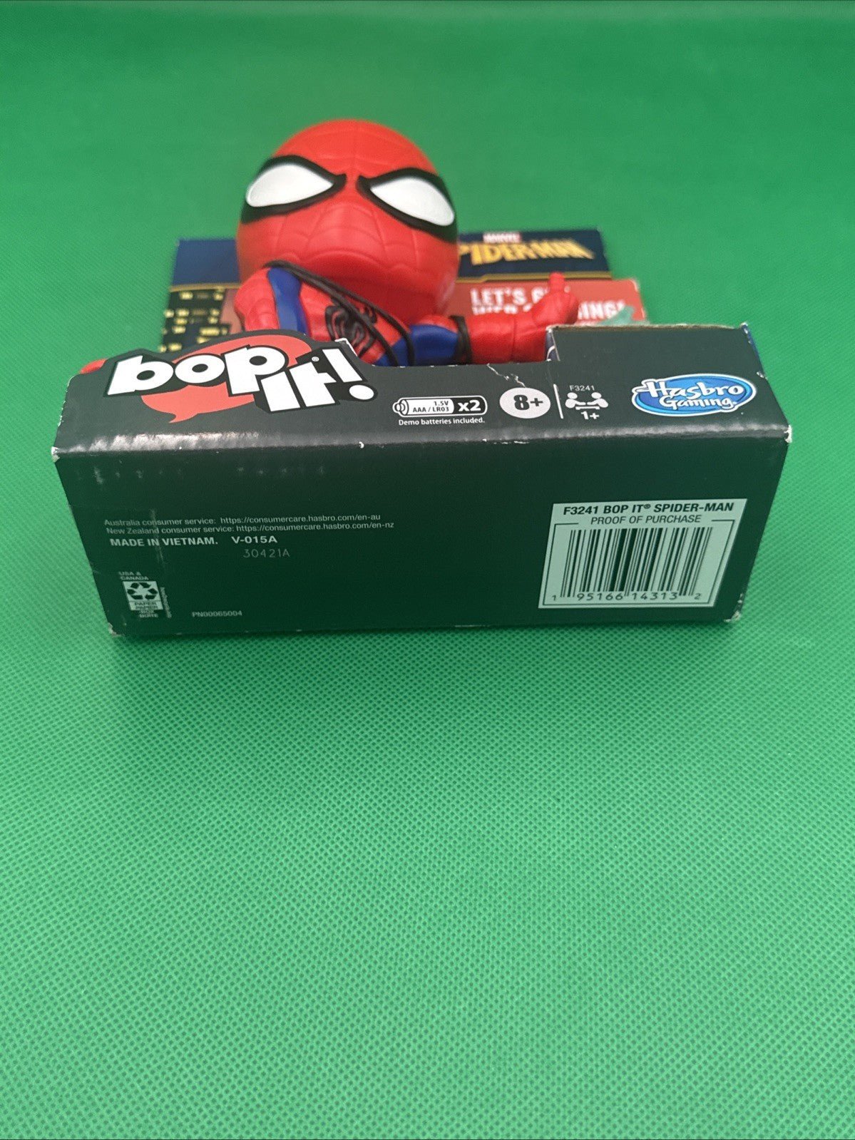Bop It! Marvel Spider - Man Edition Family Party Game Hasboro NEW - toyscardscomics