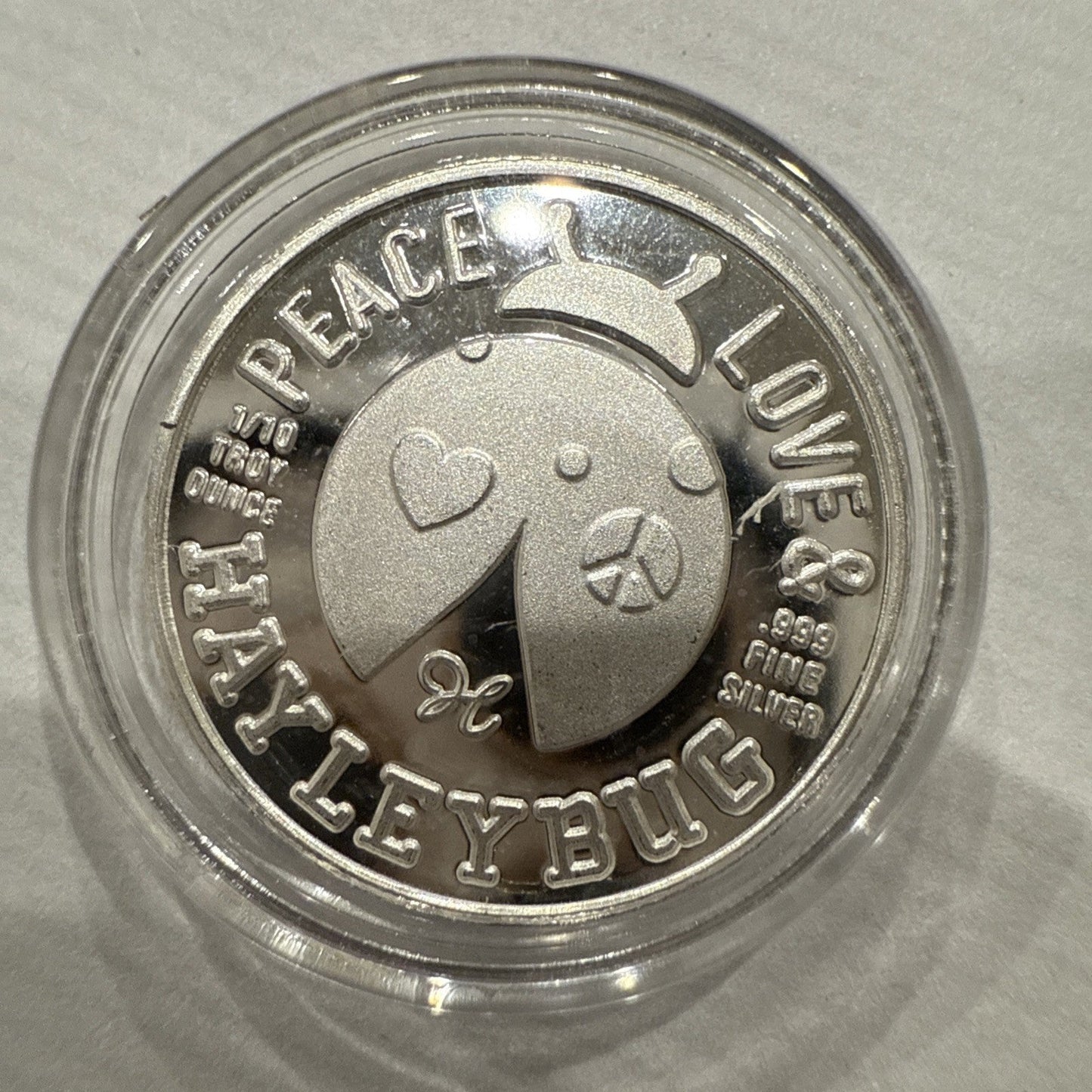 Crypt 1331 Hayleybug 1/10th oz - Haunted Halfling - Silver Art Round - toyscardscomics