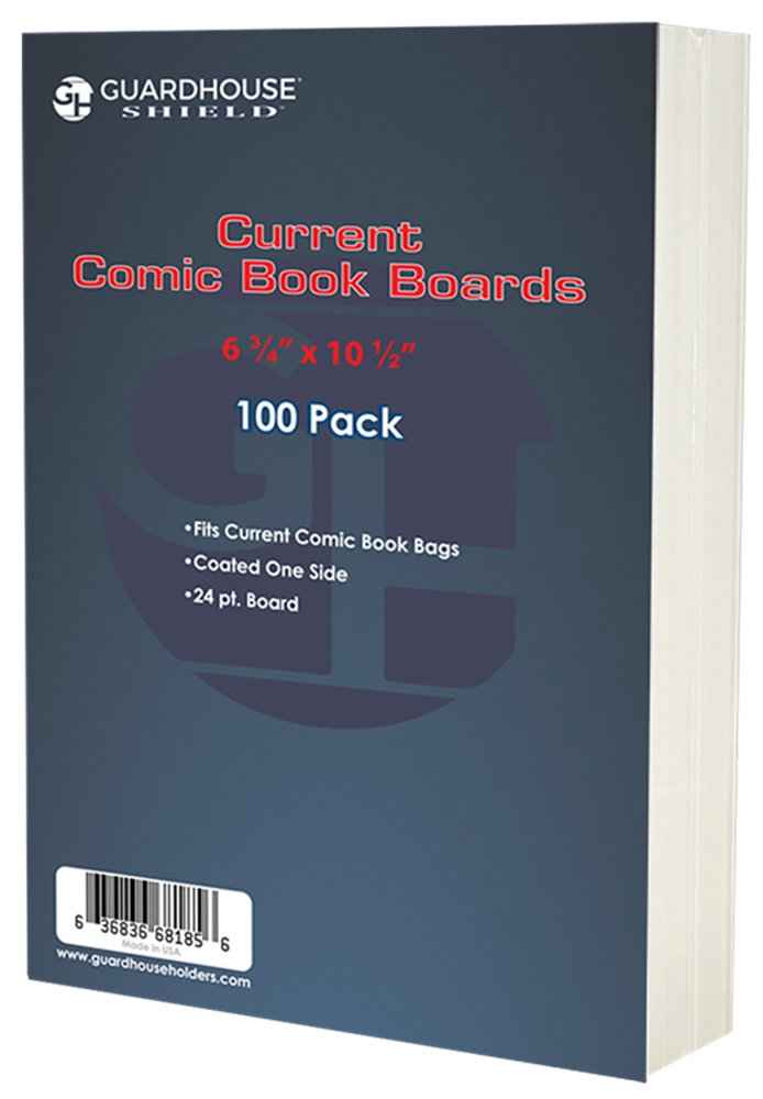 Current Comic Book Boards (6 3/4 x 10 1/2) - 100 Pack