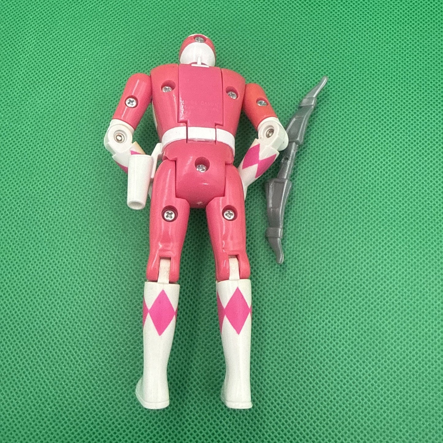 1993 Bandai Pink Auto Morphin Kimberly Flip Head Power Ranger 5.5” Figure