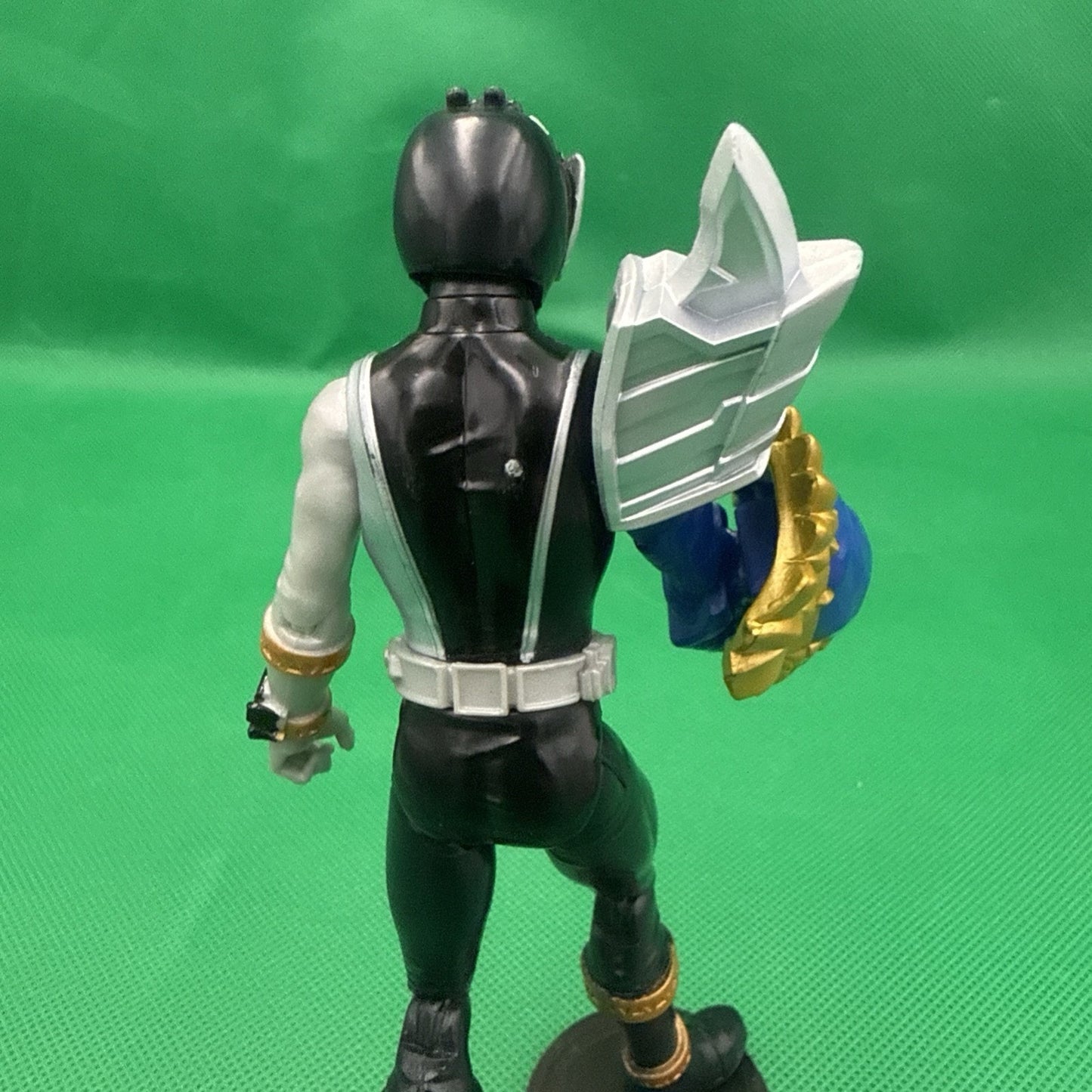 Power Rangers Dino Fury Black Ranger Figure With Shield Sleeve F4497 Javi Garcia