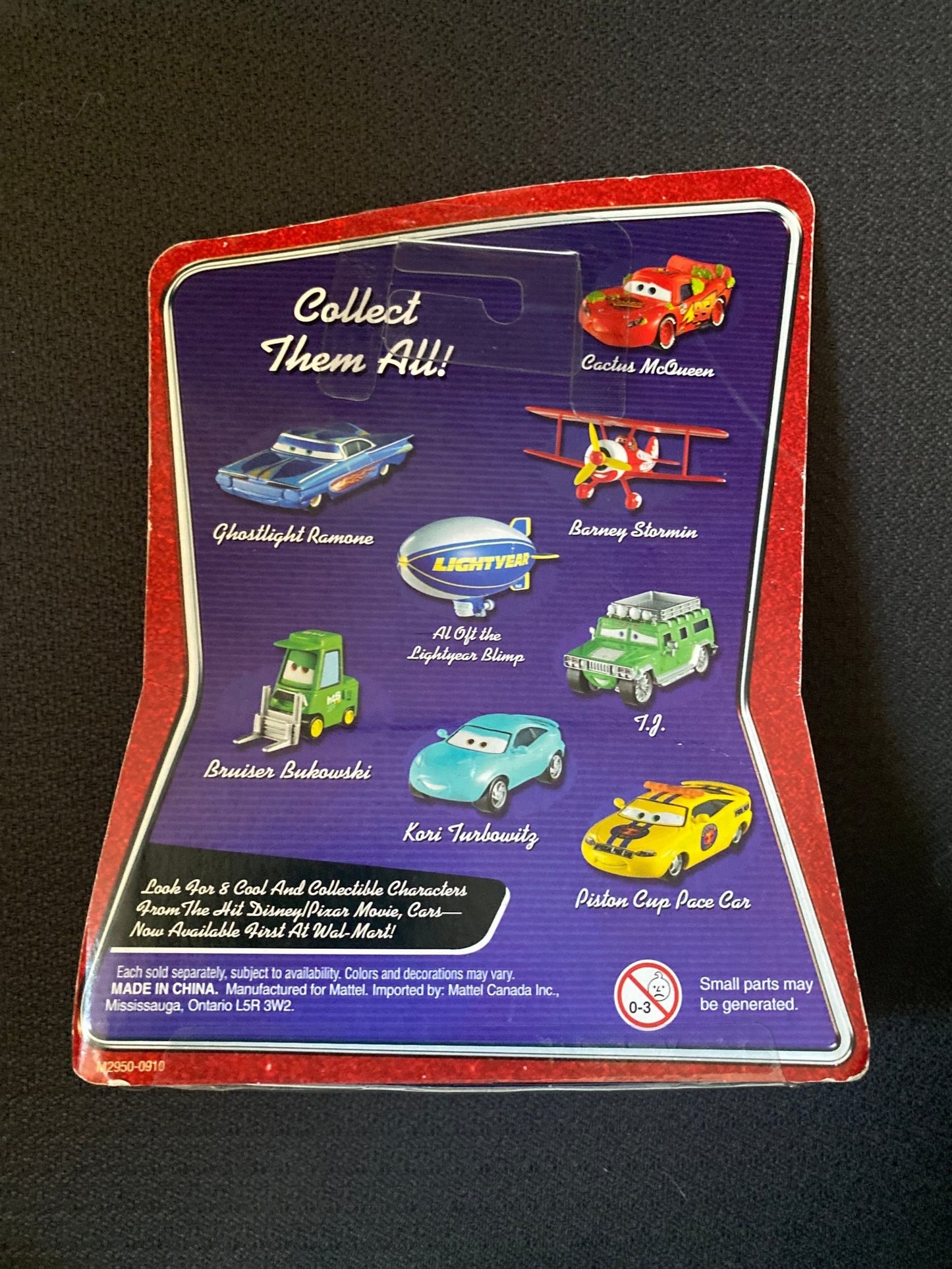 DISNEY PIXAR CARS CACTUS MCQUEEN - toyscardscomics