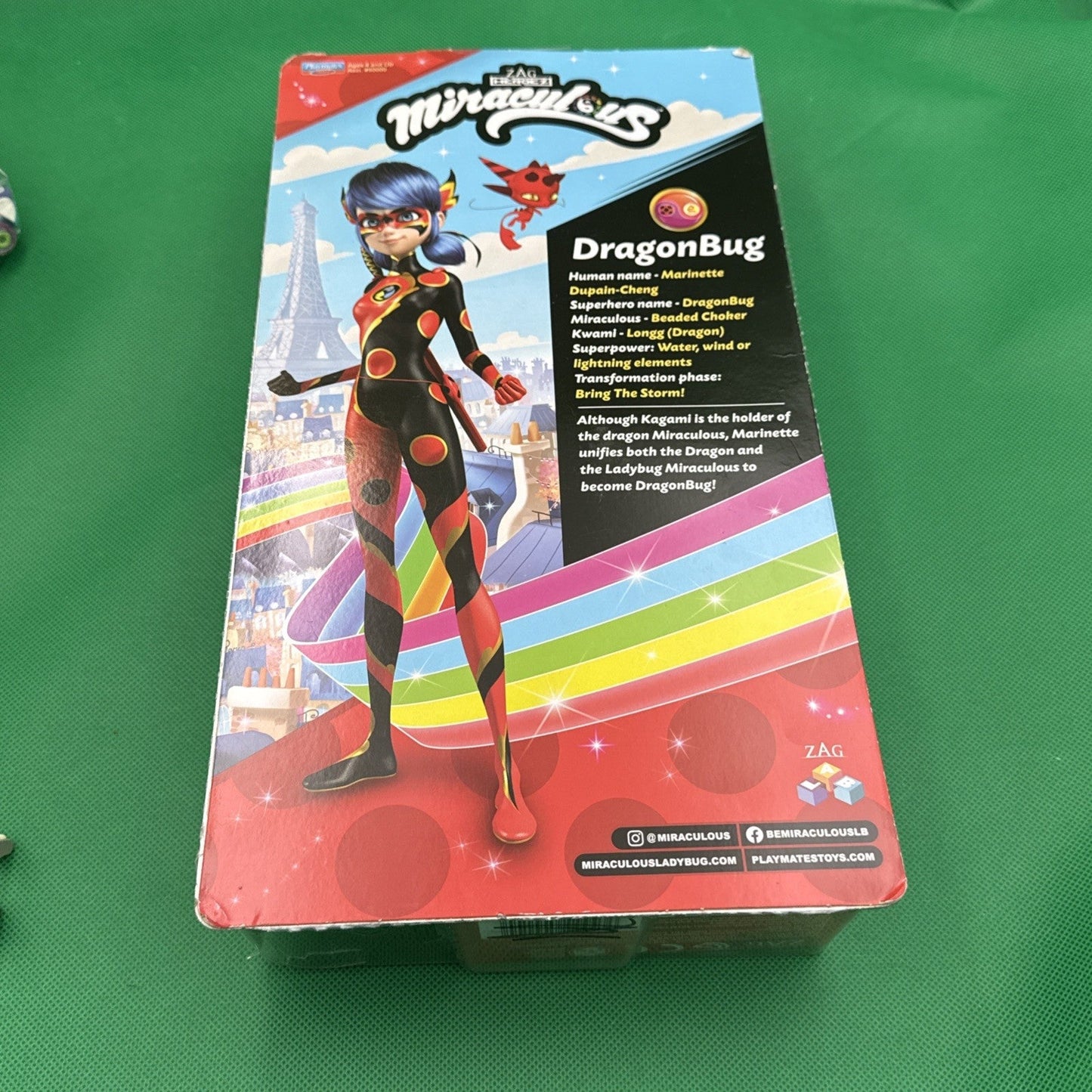 Dragonbug Fashion Doll with Lonng Kwami Action Figure 10.5" - toyscardscomics