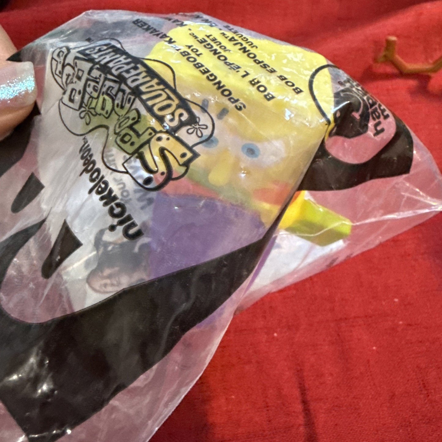 2012 McDonald's Happy Meal Toy SpongeBob SquarePants #9 SpongeBob Kayaker Sealed