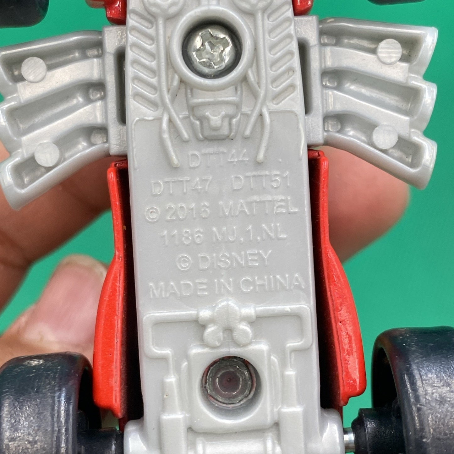 Mickey's Roadster Racers Hot Rod Diecast Red Race Car Mattel #28 Disney Mouse