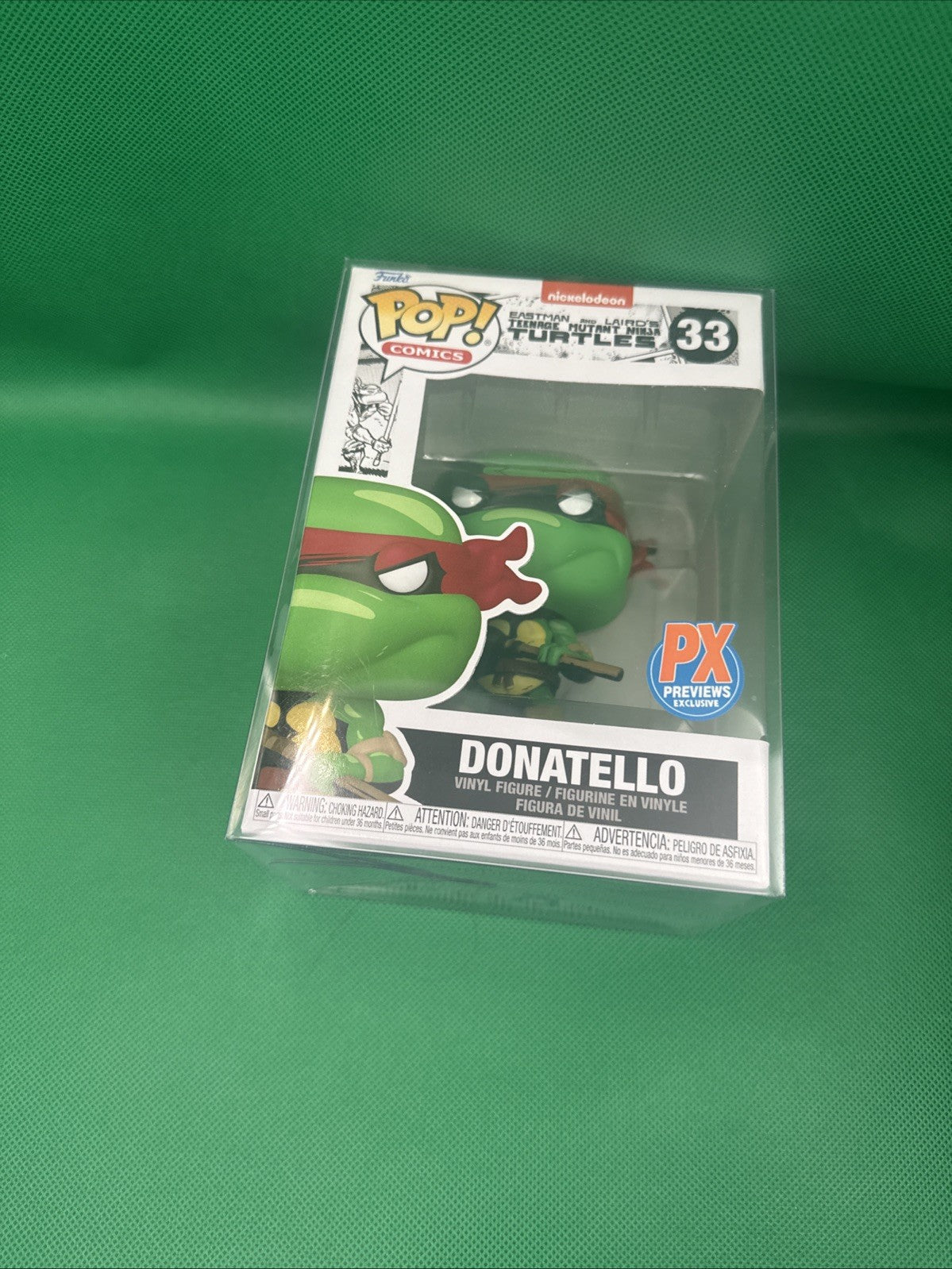 Funko Pop! Comics : Teenage Mutant Ninja Turtles 33 - Donatello & Protector - toyscardscomics