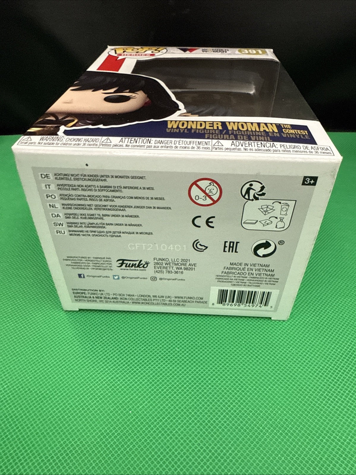 Funko Pop! DC Wonder Woman 80th Anniversary The Contest 391 - toyscardscomics