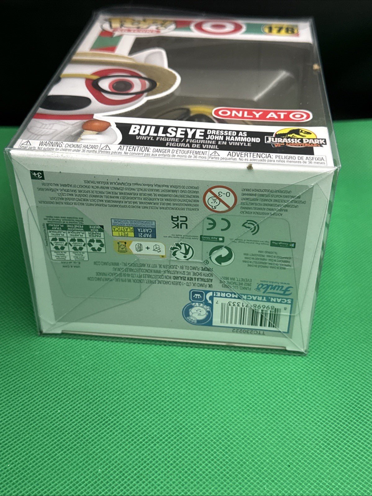 Funko Pop! Jurassic Park Bullseye John Hammond Target Exclusive - toyscardscomics