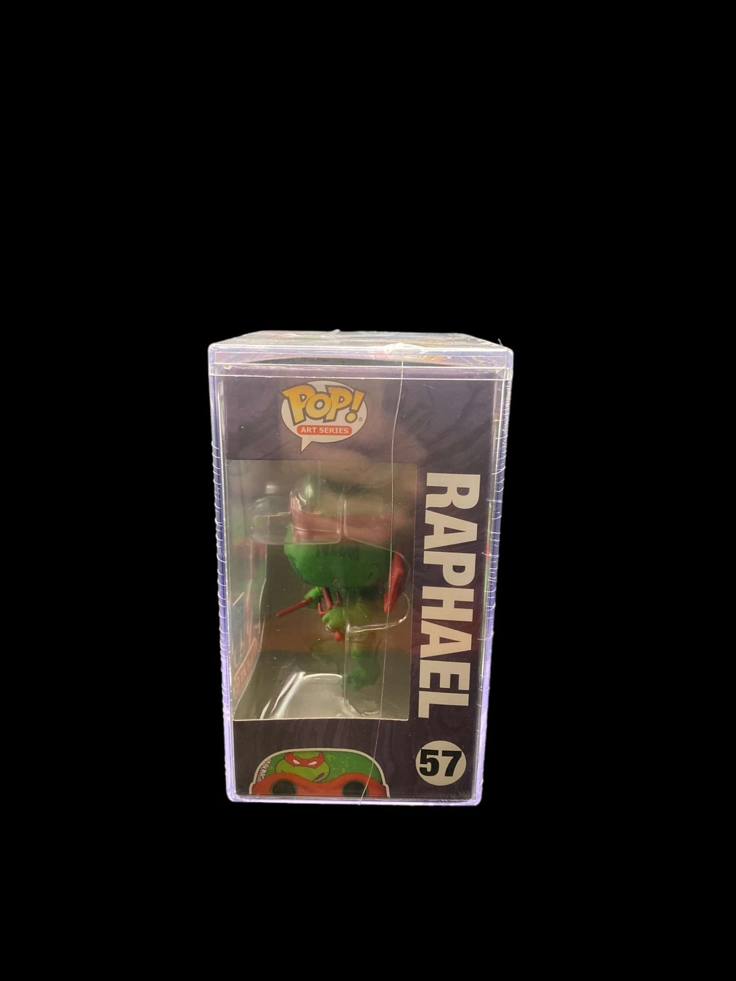 Funko Pop! Raphael Artist Series TMNT Vinyl Figure #57 with Protector Case - NEW - toyscardscomics