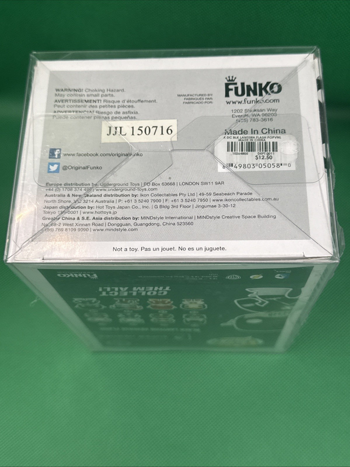 Funko Pop! Vinyl: DC Comics - Reverse Flash (Black Lantern) - Hot Topic Sealed - toyscardscomics