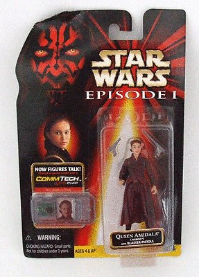 Hasbro Star Wars Episode 1 Naboo Queen Amidala Action Figure - toyscardscomics