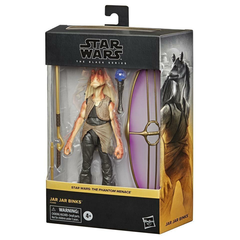 Hasbro Star Wars The Black Series Jar Binks 6 inch Action Figure - toyscardscomics