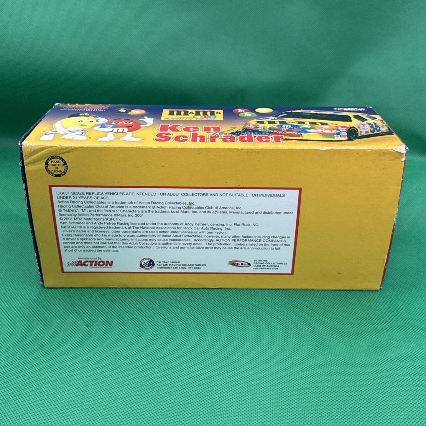 ken schrader 1/24 M&M’S, 1:24 - scale Stock Car Limited Edition - toyscardscomics