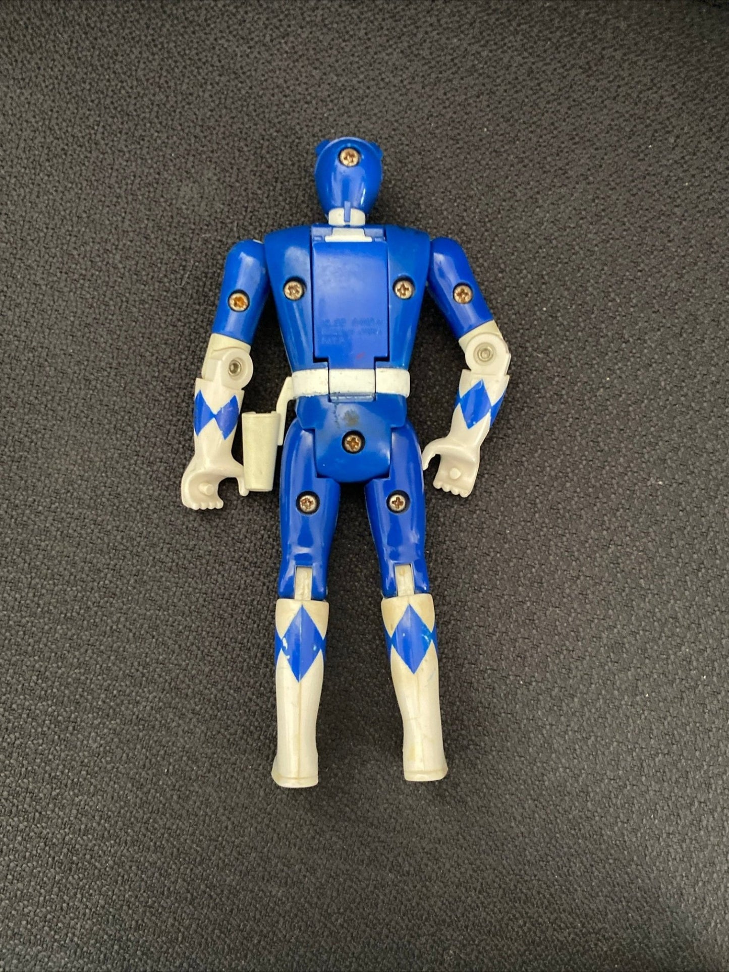Mighty Morphin Power Rangers Flip Head Blue Ranger Figure MMPR - Bandai 1993 - toyscardscomics