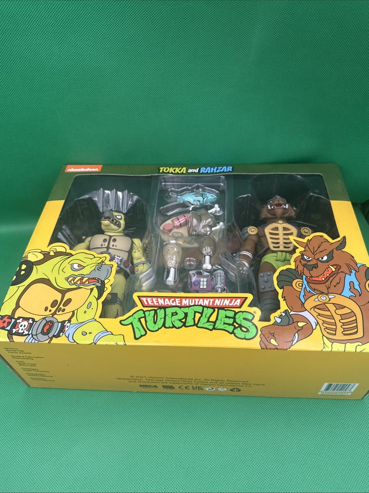 NECA TMNT Teenage Mutant Ninja Turtles Tokka and Rahzar 2 - Pack Cartoon - toyscardscomics