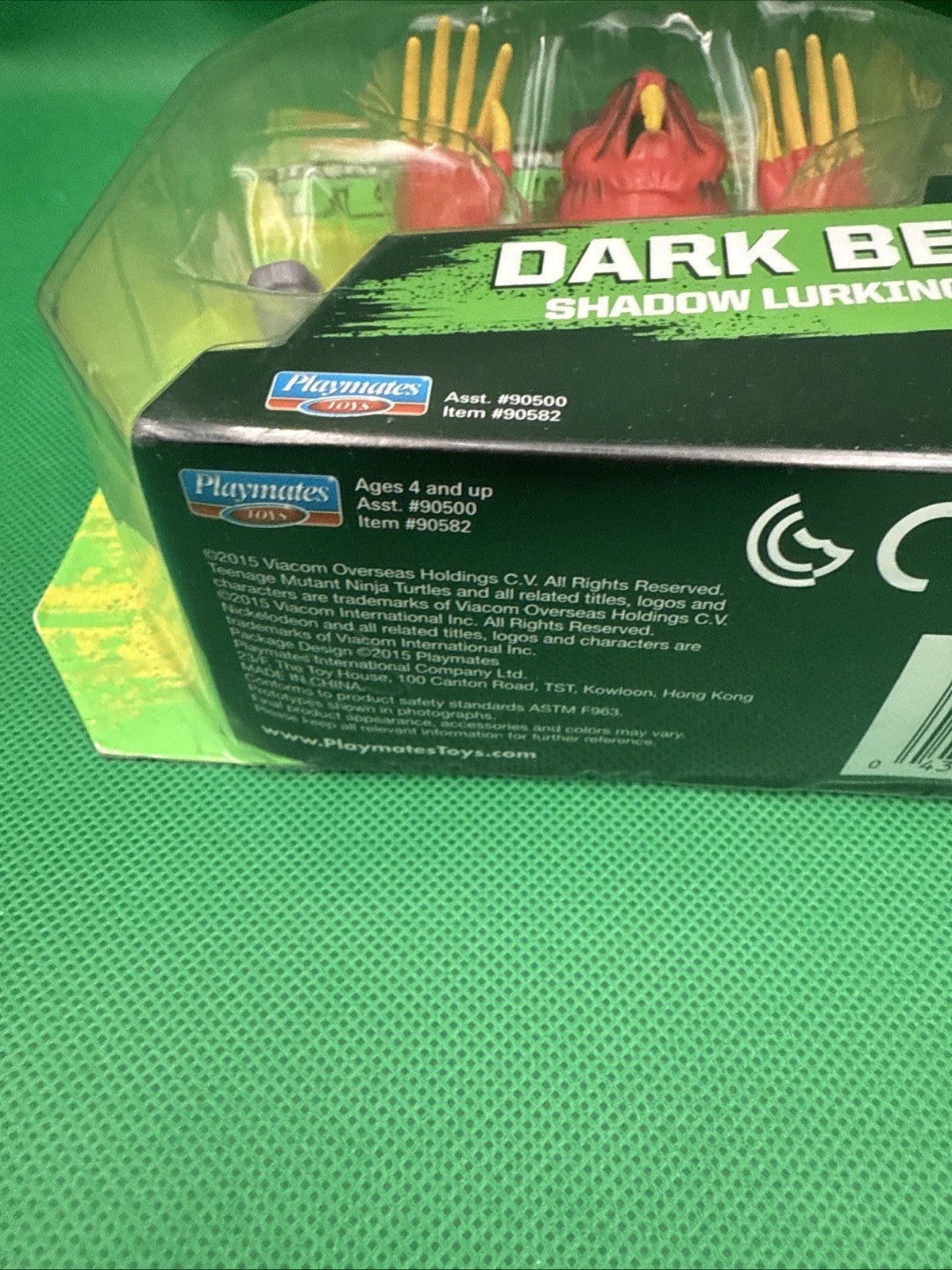 Nickelodeon Teenage Mutant Ninja Turtles Dark Beaver Playmates 2015 NIB - toyscardscomics