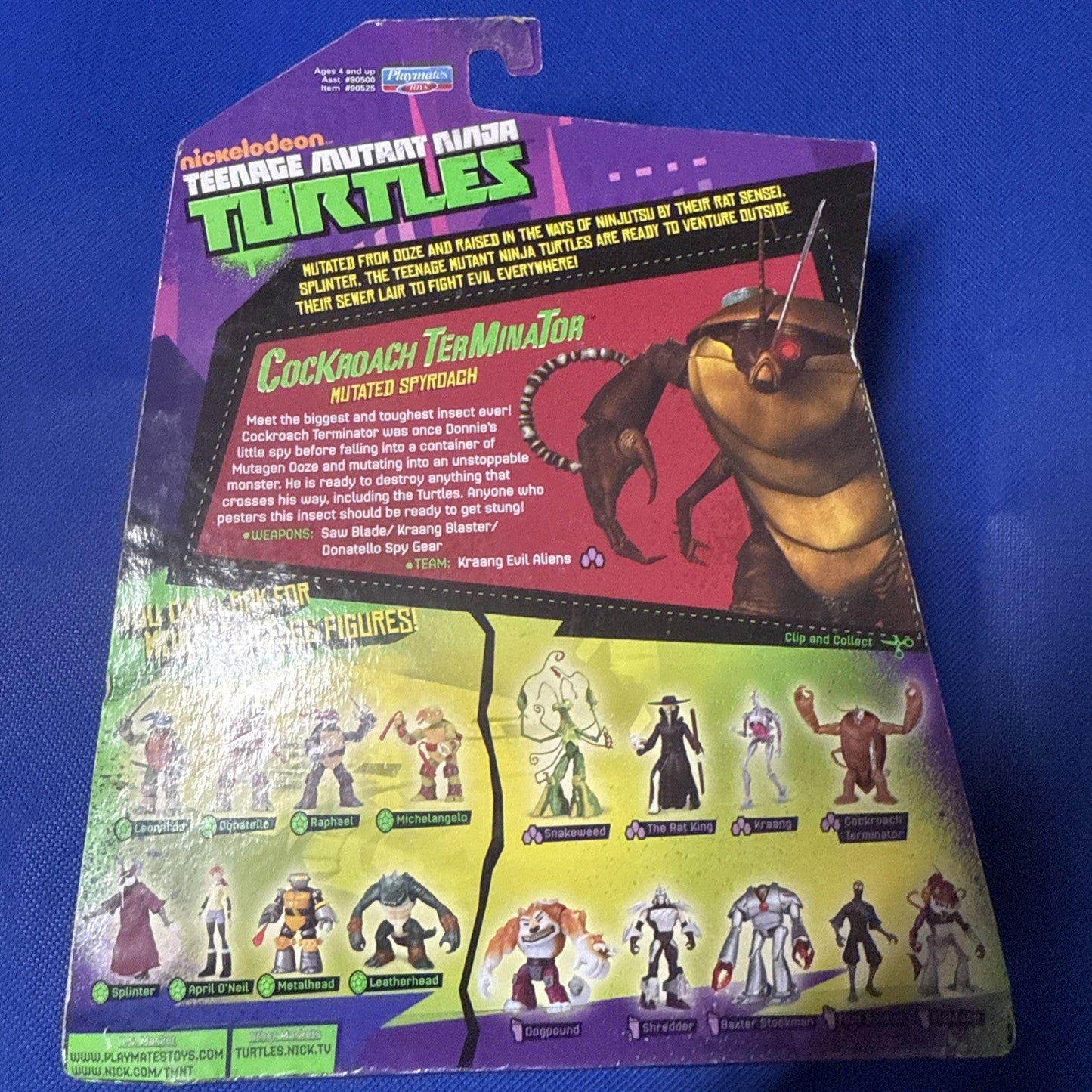 Nickelodeon Teenage Mutant Ninja Turtles TMNT Cockroach Terminator 2013 Figure - toyscardscomics