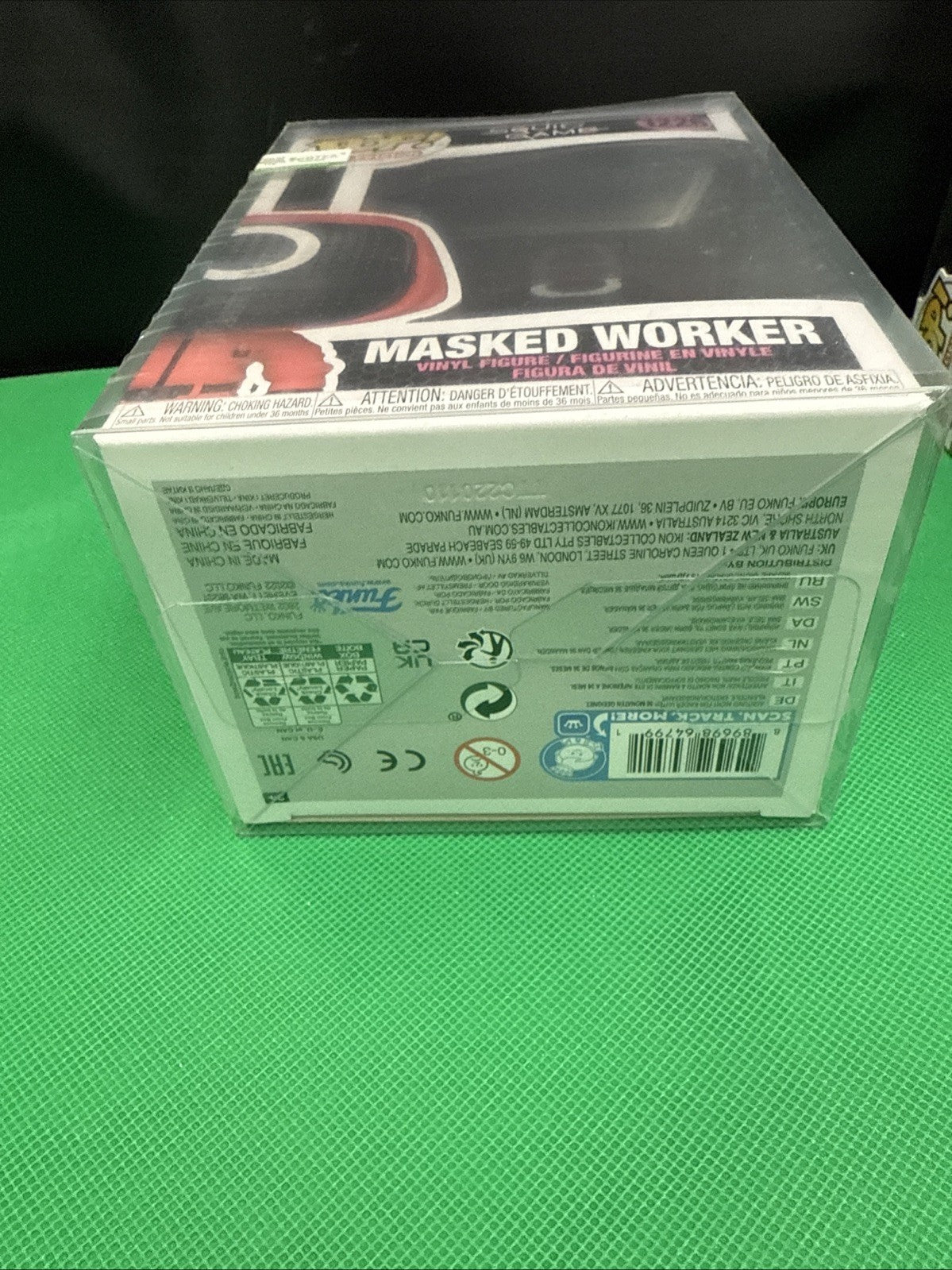 Pop Television Squid Game 3.75 Inch Action Figure - Masked Worker 1226 - toyscardscomics